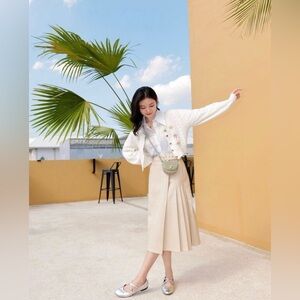 Petite Studio Kinsley Vegan Leather skirt